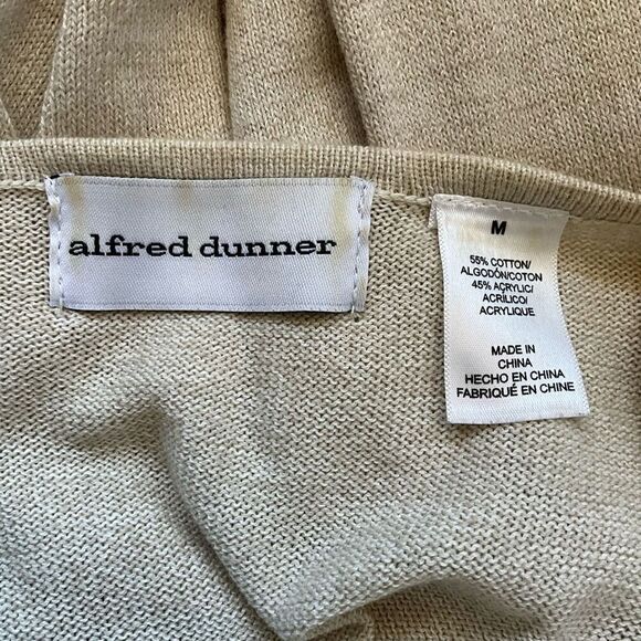 Alfred Dunner Womens Medium Pullover Sweater Colorblock Embellished Long Sleeve - Picture 12 of 14